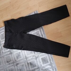 Mario Serranni Italy Black US 6 Crop Rayon/Polyester/Spandex Pant